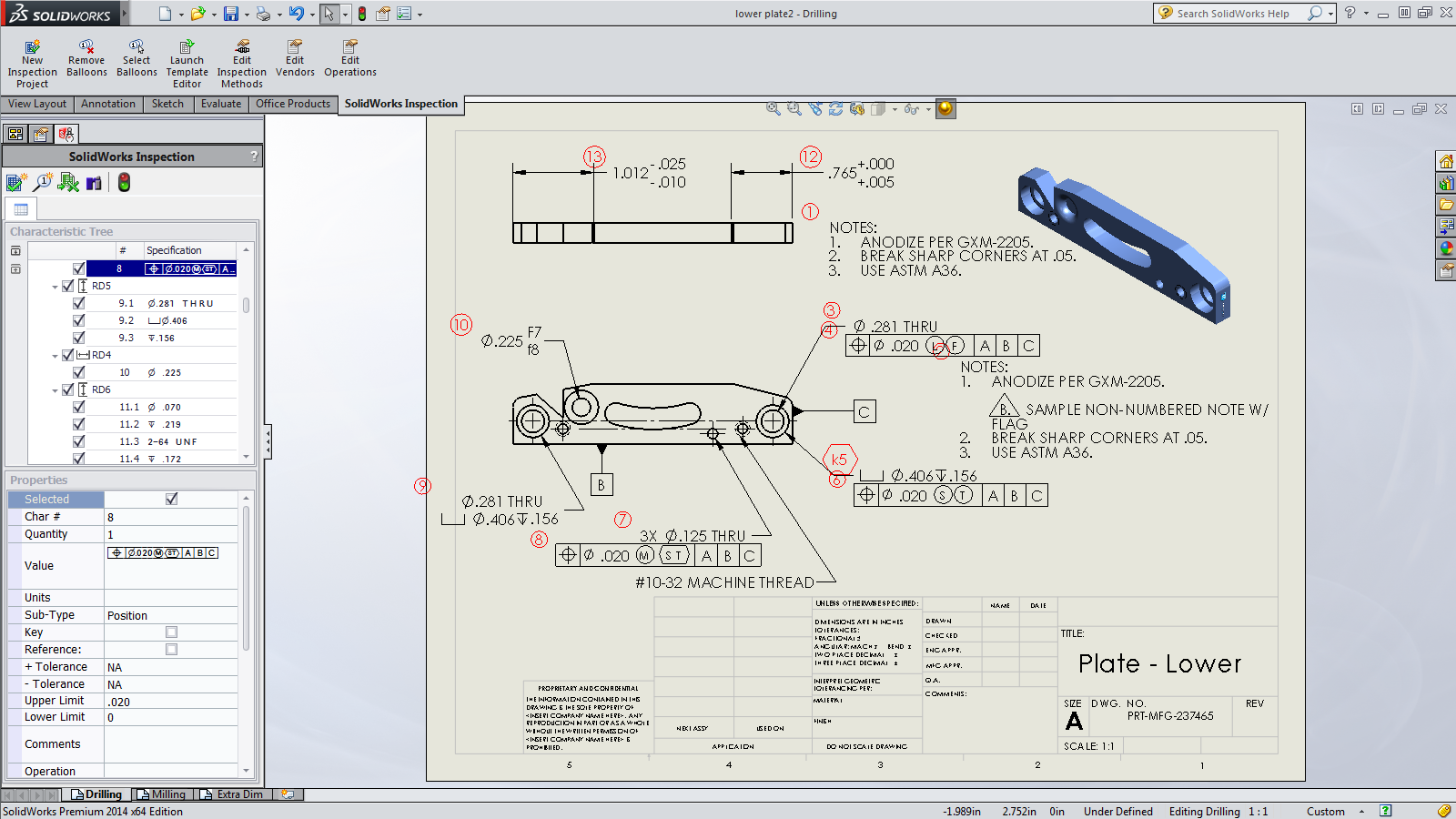 SOLIDWORKS Inspection to work seamlessly
