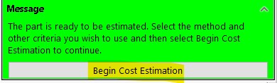 Begin cost evaluation