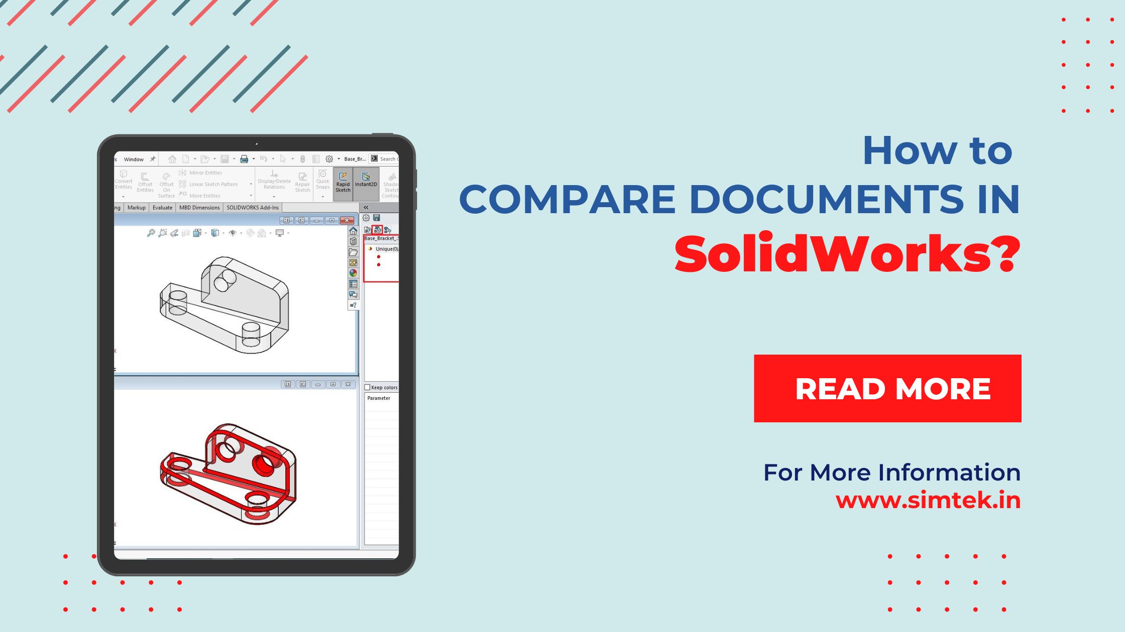 How to Compare Documents in SolidWorks