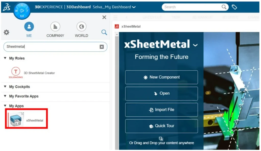 3dexperience xSheetMetal