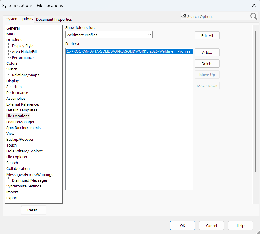 How to Add Custom Weldment Profiles in SOLIDWORKS | Step-by-Step Guide