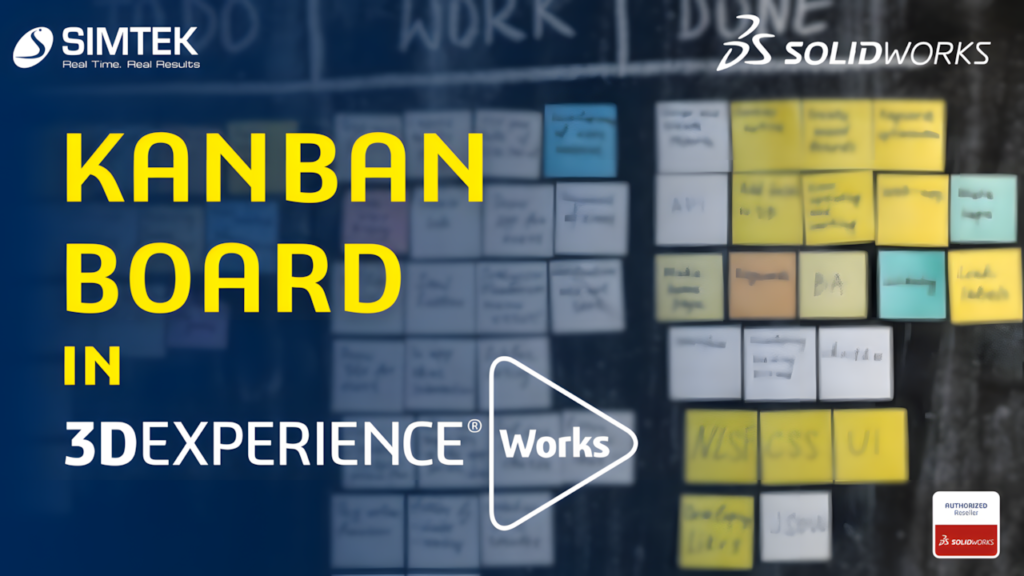 Kanban board in 3DEXPERIENCE