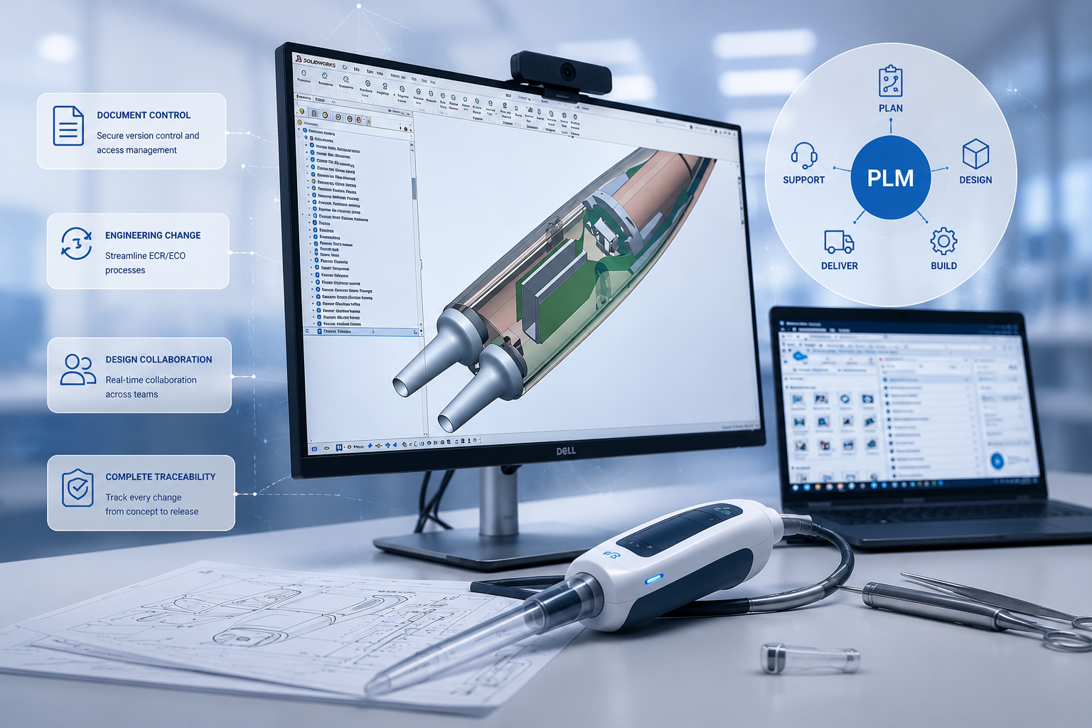SOLIDWORKS PLM for Medical Device Manufacturers