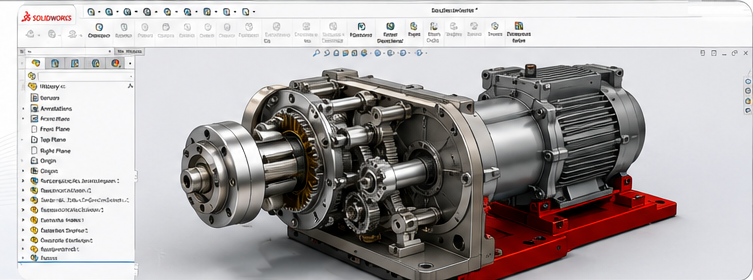 SOLIDWORKS software product design CAD model and engineering workflow