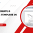 How to create a drawing template in xDesign