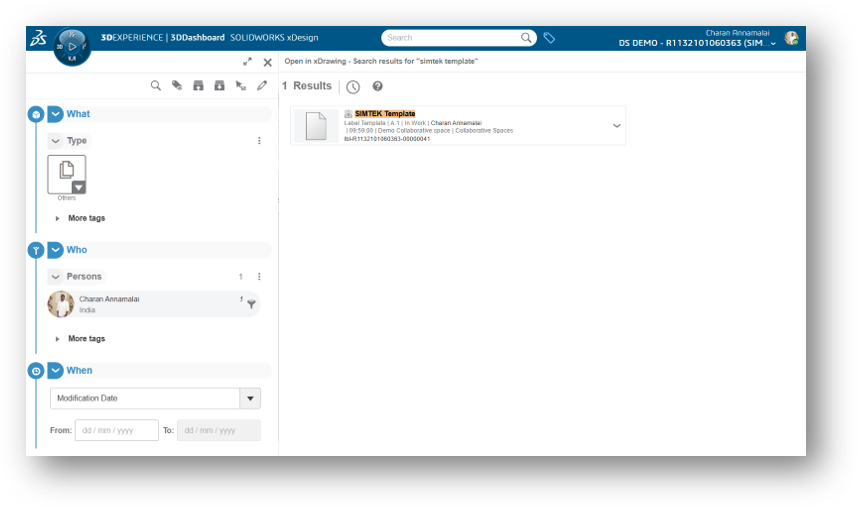 The new sheet opens with the saved title block, layout, and attributes already in place.